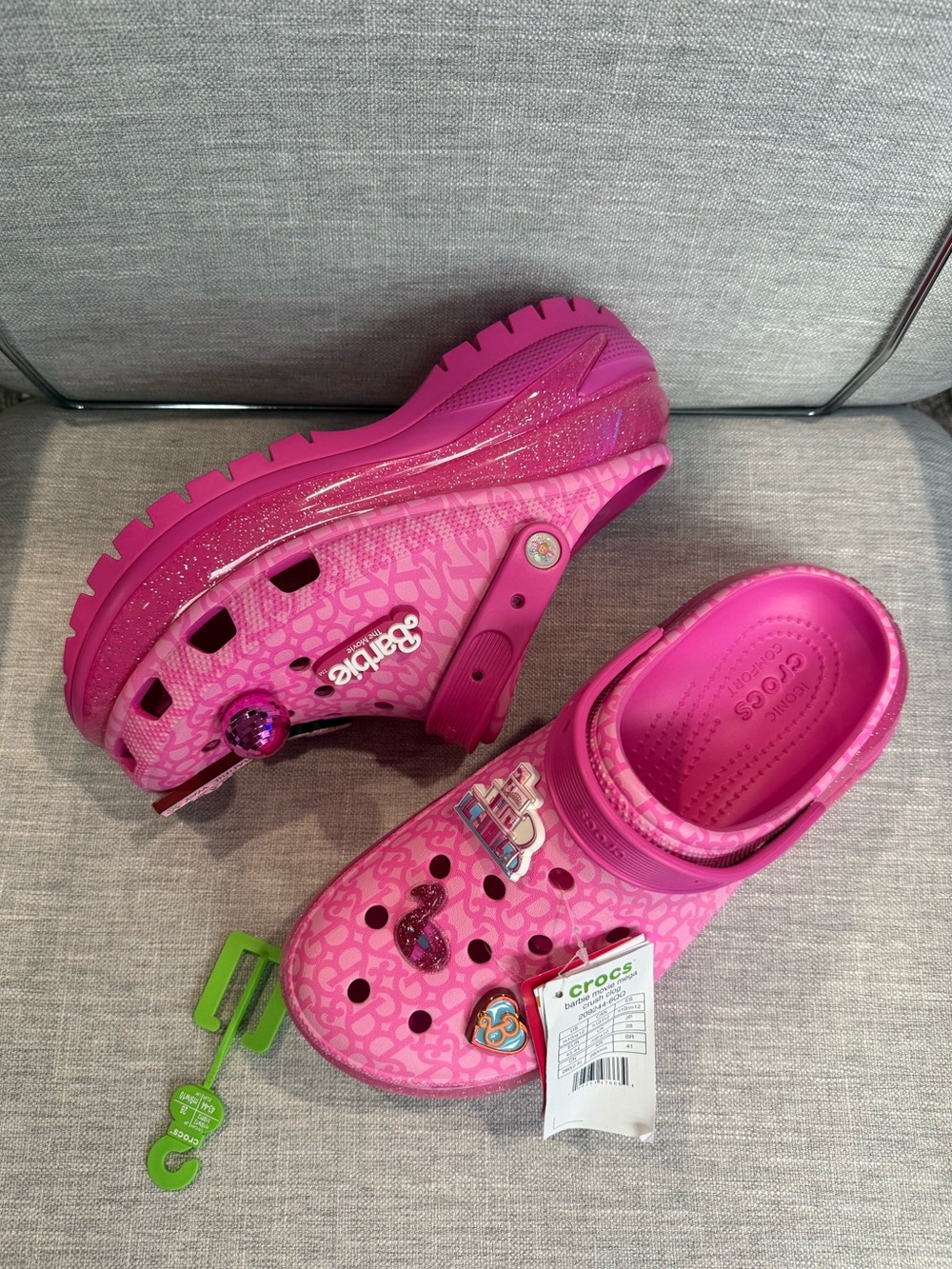 NWT Barbie The Movie Mega Crush Clogs Crocs